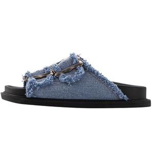 Полиуретановые сандалии PU с защитой от запахов, быстросохнущие, амортизирующие, для женщин Wonderful couple, синий