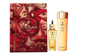 Jiaolan новогодний лимитированный восстанавливающий эссенс-жидкость с медом набор для ухода за кожей увлажняет и питает 30мл+150мл GUERLAIN