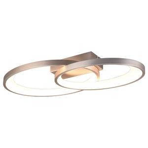 Светодиодный потолочный светильник Reality Leuchten Malaga, железо - 1-пламень - серебро