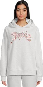 Женская толстовка свободного кроя с рукавами реглан Juicy Couture, Lite Grey Heather