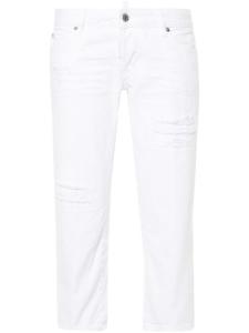 Капри укороченное Джинсы Dsquared2, белый