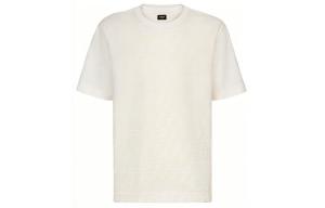 Футболка оверсайз с принтом Ff FENDI, белая