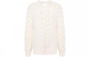 Сетчатый джемпер с круглым вырезом Isabel Marant, белый