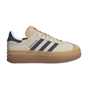 Кроссовки adidas Wmns Gazelle Bold Cream Night Indigo, кремовый