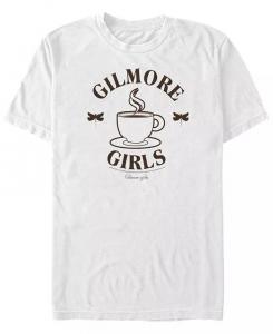 Мужская футболка с коротким рукавом Gilmore Girls TV Coffee Gilmore Girls Fifth Sun, белый