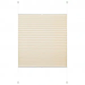 Жалюзи-плиссе для моего дома «EASYFIX PIA», без сверления, натяжные, с запатентованной системой поддержки My Home, бежевый