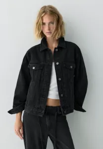 Джинсовая куртка дальнобойщика Pull&Bear, Black