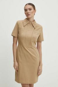 Платье Answear Lab, бежевый