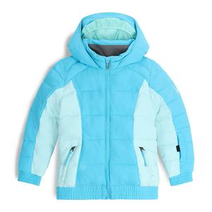Утепленная лыжная куртка Spyder Zadie (для маленьких девочек) - зима 2024 года, Cyan Blue