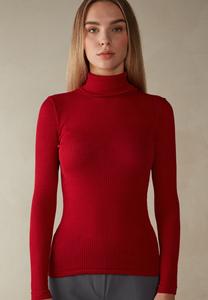 Рубашка с длинными рукавами HIGH-NECK Intimissimi, цвет red