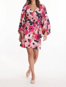 Шелковое платье Val с акварельным цветочным принтом Tyler Boe, цвет watercolor floral