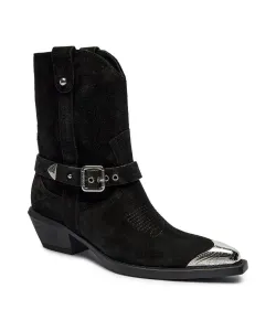 Техасские кожаные ботинки Pinko, черный