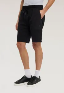 Двухматериальные шорты Trussardi, Black Milano