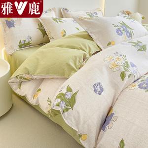 Yalu Пододеяльник 150х200 см из хлопка, утолщенный, с начесом, мягкий, цвет Zuiranhuawu