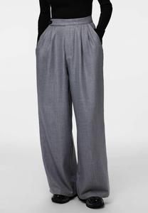 Брюки Pieces PCNINA HW BUNDFALTEN, Ultimate Grey/Grey