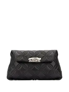 Большой клатч Alexander McQueen, черный