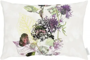 АПЕЛЬТ декоративная подушка "2714", чехол с наполнителем, 1 шт APELT 35х50 см, цвет natur/beere/aubergine + bedruckt