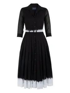 Платье Одри на пуговицах со складками Samantha Sung, черный