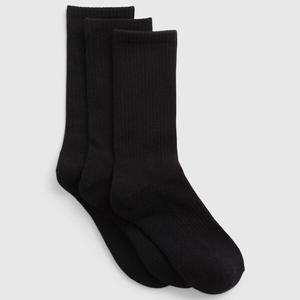 Упаковка из трех пар коротких эластичных носков Gap, черный