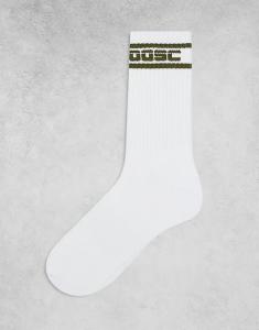 Носки Oosc Crew Sock цвета хаки