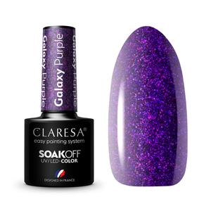 Лак гибридный Claresa galaxy фиолетового цвета 5г