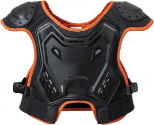 Детский защитный жилет для мотокросса - защитная экипировка для юных мотоциклистов, амортизирующая защита тела, защита при езде | для катания на коньках, сноуборде, мотоцикле, сноуборде, мотокроссе Generic, Orange