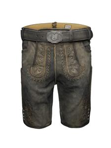 Stockerpoint Кожаные брюки Wastl серого цвета