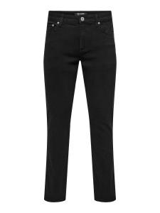 Only & Sons Джинсы 'ONSLoom' черные, Slim fit