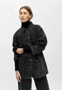 Блузка на пуговицах Object, Black Denim