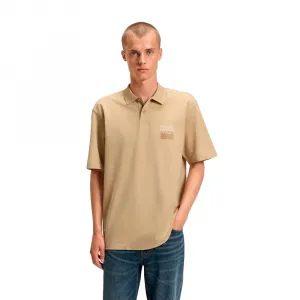 Футболка HUGO Dusplity 10269696 01, бежевый