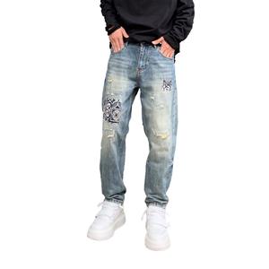 Джинсы Unisex FUERZA, синие улучшенные (9132)