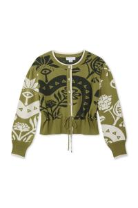 Кардиган Never Fully Dressed AMARA SHAE CARDIGAN, Khaki