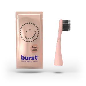 Наконечник кисточки розово-золотой, 1 шт. Burst Oral Care