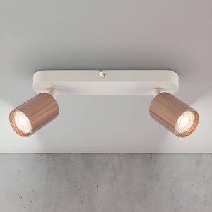 Светодиодный потолочный светильник Briloner Skaft, алюминий - серый - количество языков пламени: 2