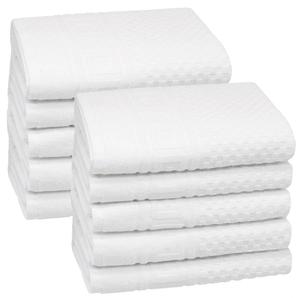 Полотенце Zollner 00000504 10er-Set, белый - текстиль - 50 x 1 x 100 см