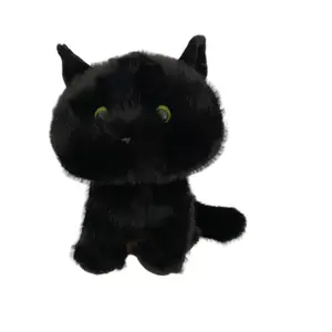 Runcan Черный угольный шарик милые куклы плюшевая кукла высота 30см