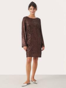 Платье дарлин с блестками Part Two, цвет Molé Metallic