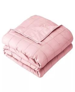 Утяжеленное одеяло, 7 фунтов (60 x 40 дюймов) Bare Home, розовый