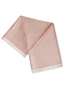 Framsohn Набор из 6 штук: Современные кухонные полотенца в елочку, розового цвета - (Д) 70 x (Ш) 50 см