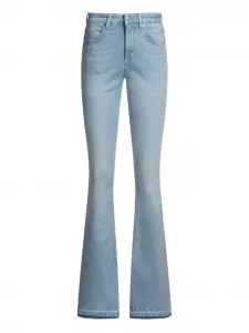 Расклешенные брюки с разрезами BOSS, синий