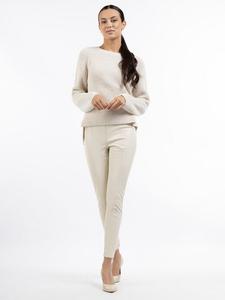 Вязаный свитер Faina, белый