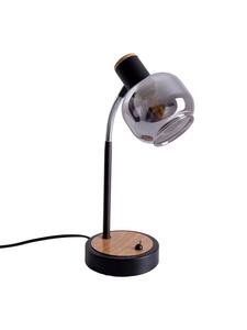 Настольная лампа "FUMOSO" черного цвета - (Д)12 см x (Ш)12 см x (В)34 см näve