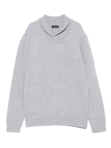 Джемпер с шалевым воротником Cenere Gb, серый