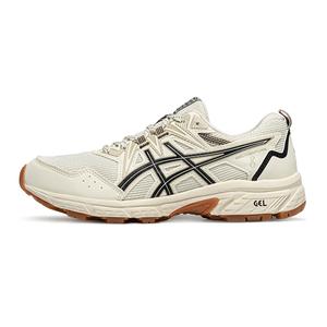 Кроссовки Gel Venture 8 Low Top женские, цвет экрю ASICS, Ecru/Black