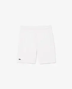 Мужские ультрасухие эластичные теннисные шорты Lacoste, белый