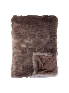 Плед Chic Antique aus Pelzimitat, цвет schokolade