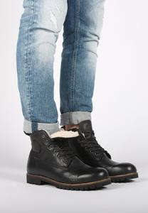 Ботильоны на шнуровке Blackstone, черные