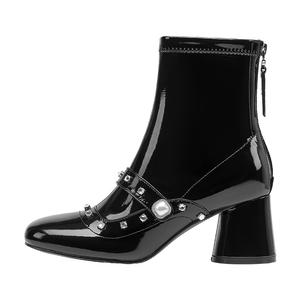 SHOESZOOO Элегантные модные ботильоны 6,5 см женские Hepburn Black