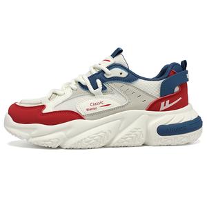 WARRIOR Износостойкие дышащие легкие низкие массивные кроссовки унисекс China Red, цвет China Red