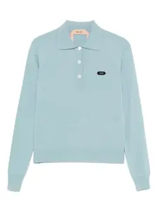 Рубашка поло на пуговицах Nº21, синий